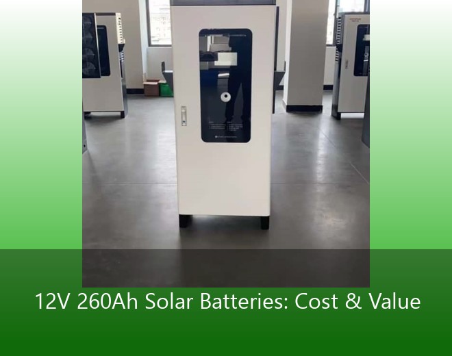 12V 260Ah Solar Batteries: Cost & Value
